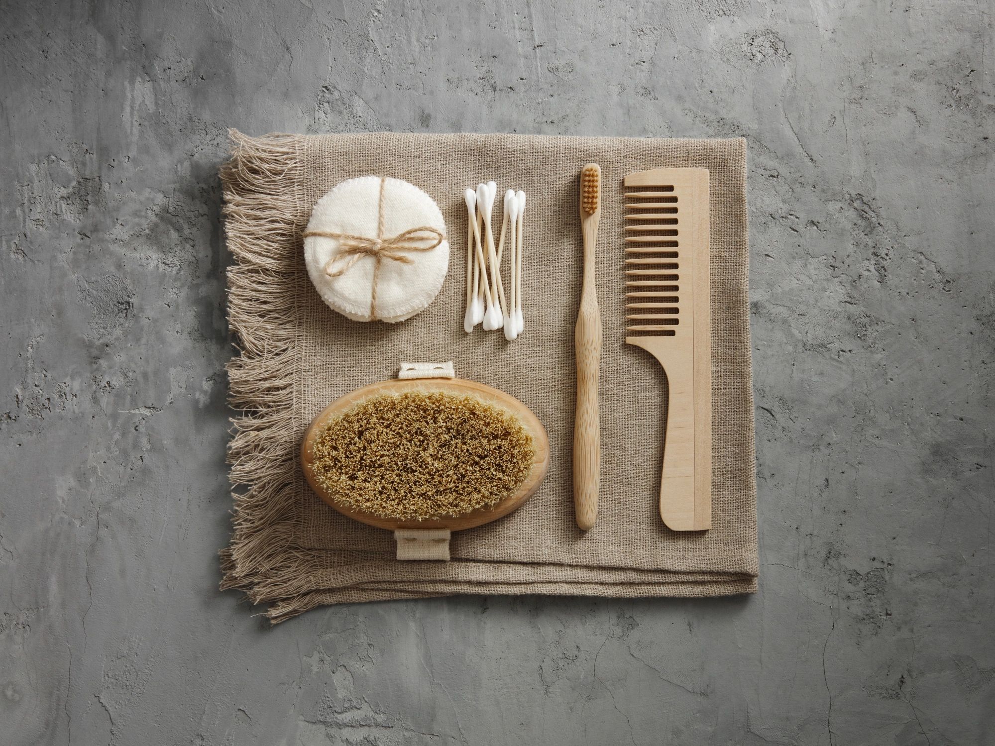 spa gift set, luxury, flat lay, classic background