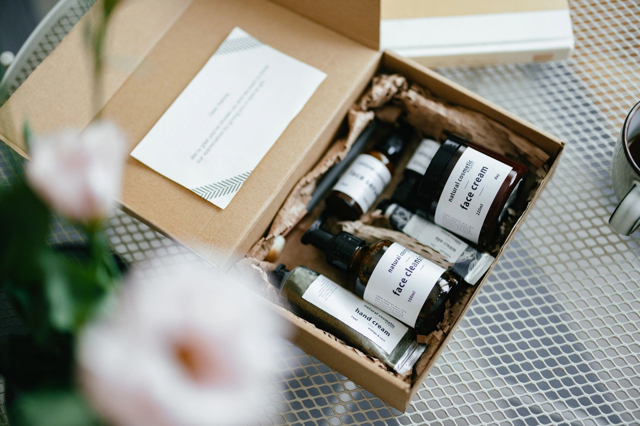 luxury spa gift set calming elegant classic